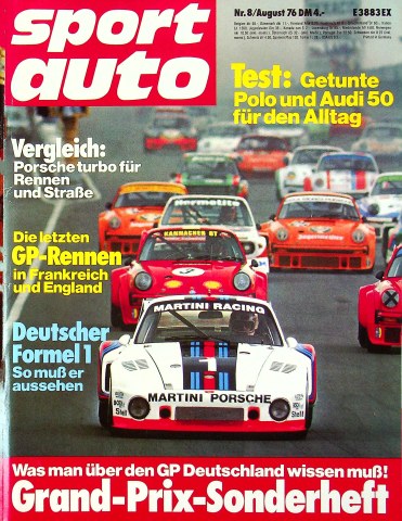 Deckblatt Sport Auto (08/1976)